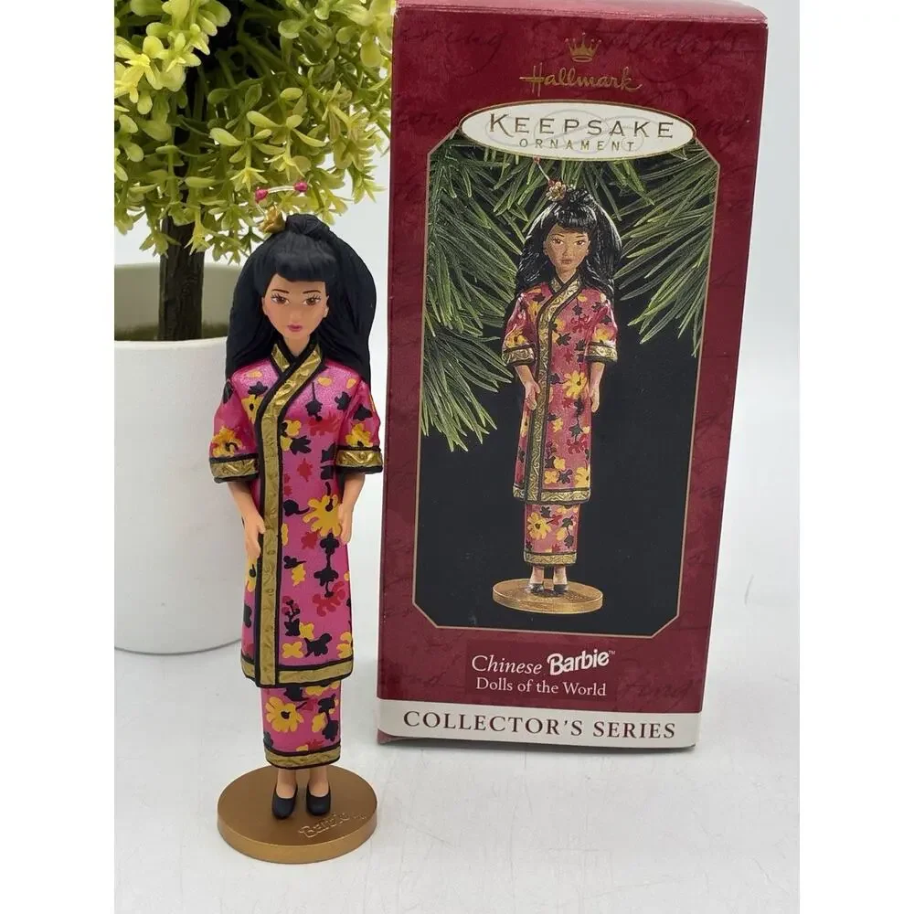 Vintage 1997 Hallmark Keepsake Chinese Barbie Dolls of the World
